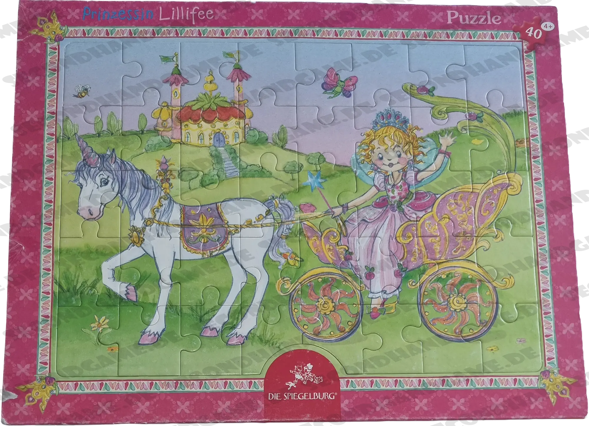 Die Spiegelburg Rahmenpuzzle 40 Teile Prinzessin Lillifee